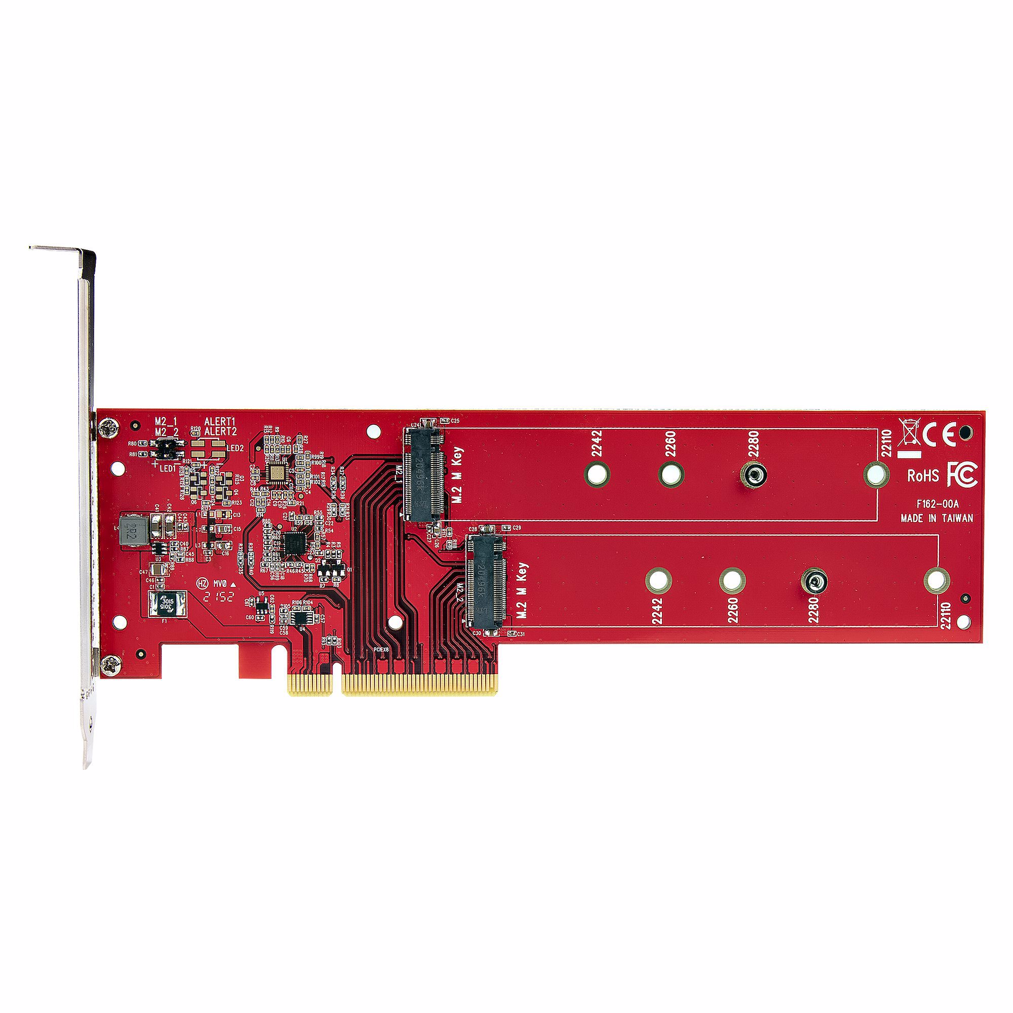 StarTech.com DUAL-M2-PCIE-CARD-B interface-kort/adapter Intern M.2