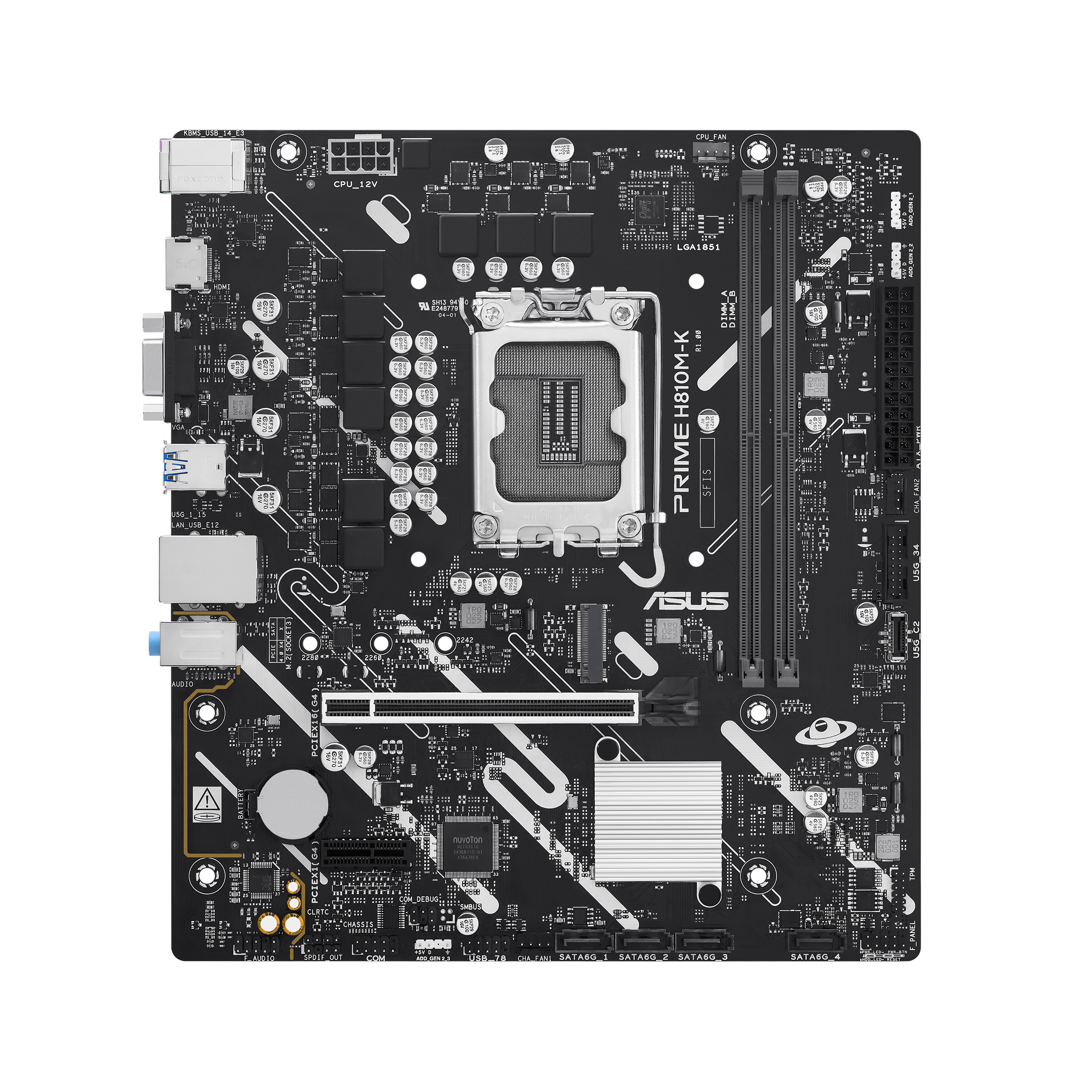 ASUS PRIME H810M-K Intel H810 LGA 1851 (Socket V1) micro ATX