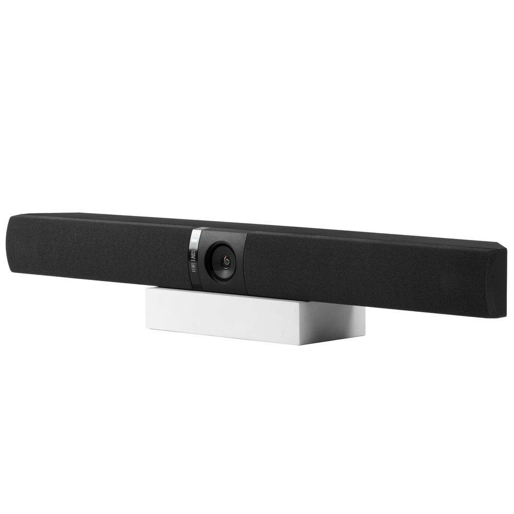 Owl Labs "Owl Bar-videokonferencenhed – 4K-videokonferencebar med aktiv højttaler-fokus (tilføj en Meeting Owl 3 eller Pro for 360-graders dækning og automatisk kameraskift) "