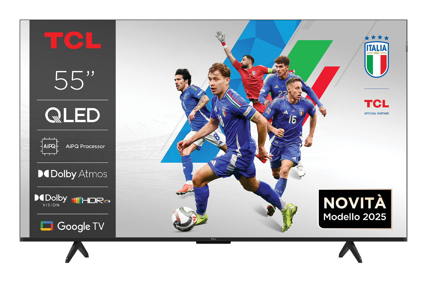 TCL P79K 55P79K TV 139,7 cm (55") 4K Ultra HD Smart TV Wi-Fi Metallic 430 cd/m²