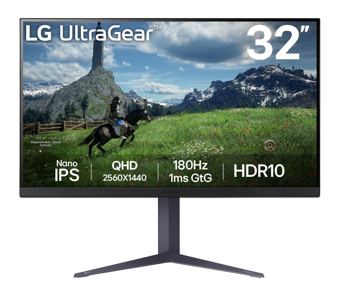 LG 32GS85QX-B computerskærm 81,3 cm (32") 2560 x 1440 pixel Quad HD Sort