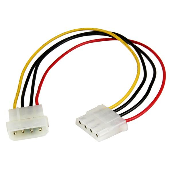StarTech.com LP4POWEXT12 intern strømkabel 0,304 m