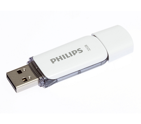 Philips FM32FD70B USB-nøgle 32 GB USB Type-A 2.0 Hvid