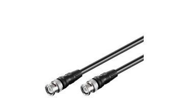 Microconnect 50074 koaxial kabel 5 m BNC Sort