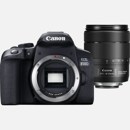 Canon EOS 850D SLR kamerasæt 24,1 MP CMOS 6000 x 4000 pixel Sort