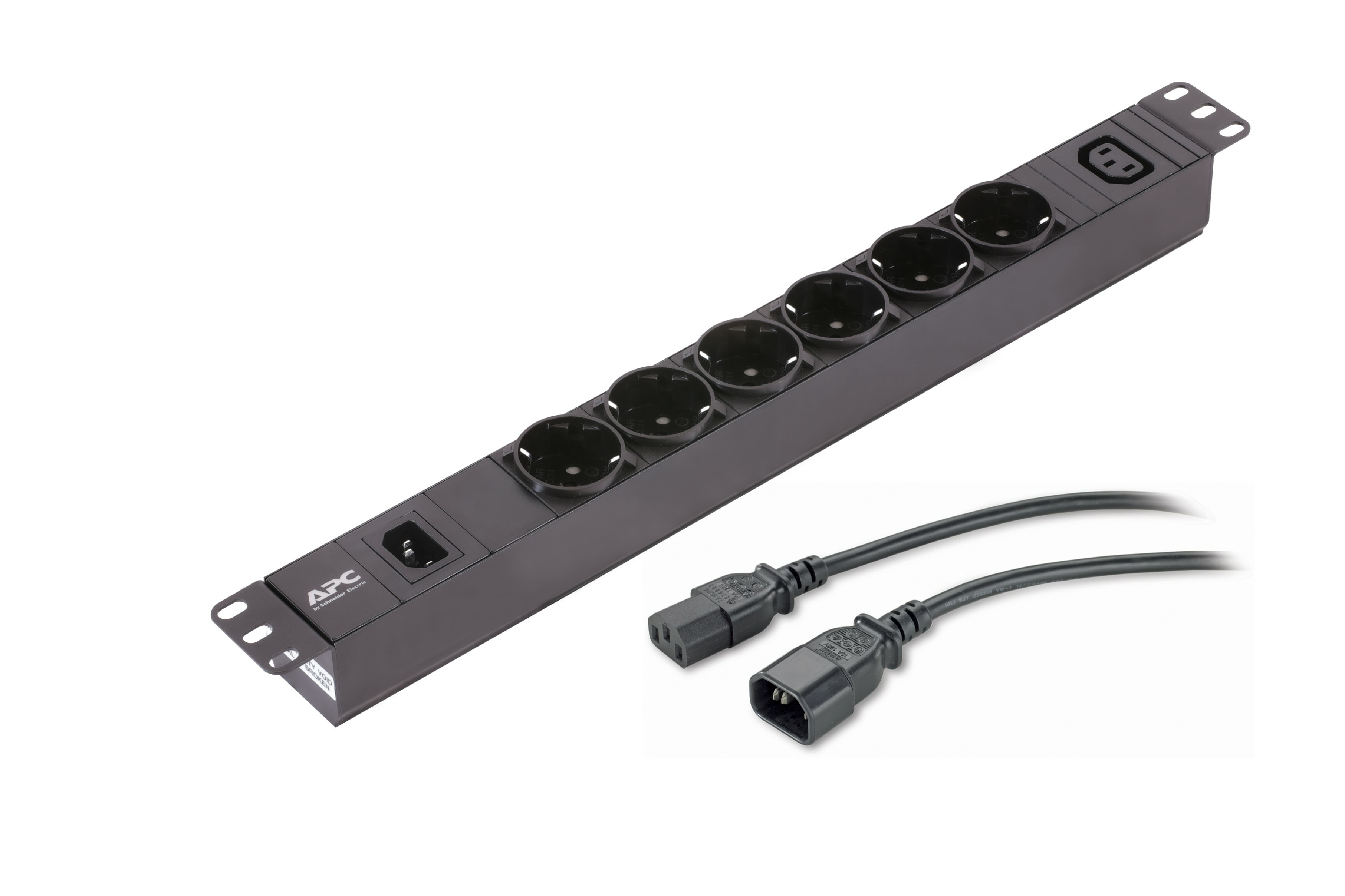 APC EPDU1010B-SCH strømforsyningsenhed (PDU) 7 AC stikkontakt(er) 1U Sort