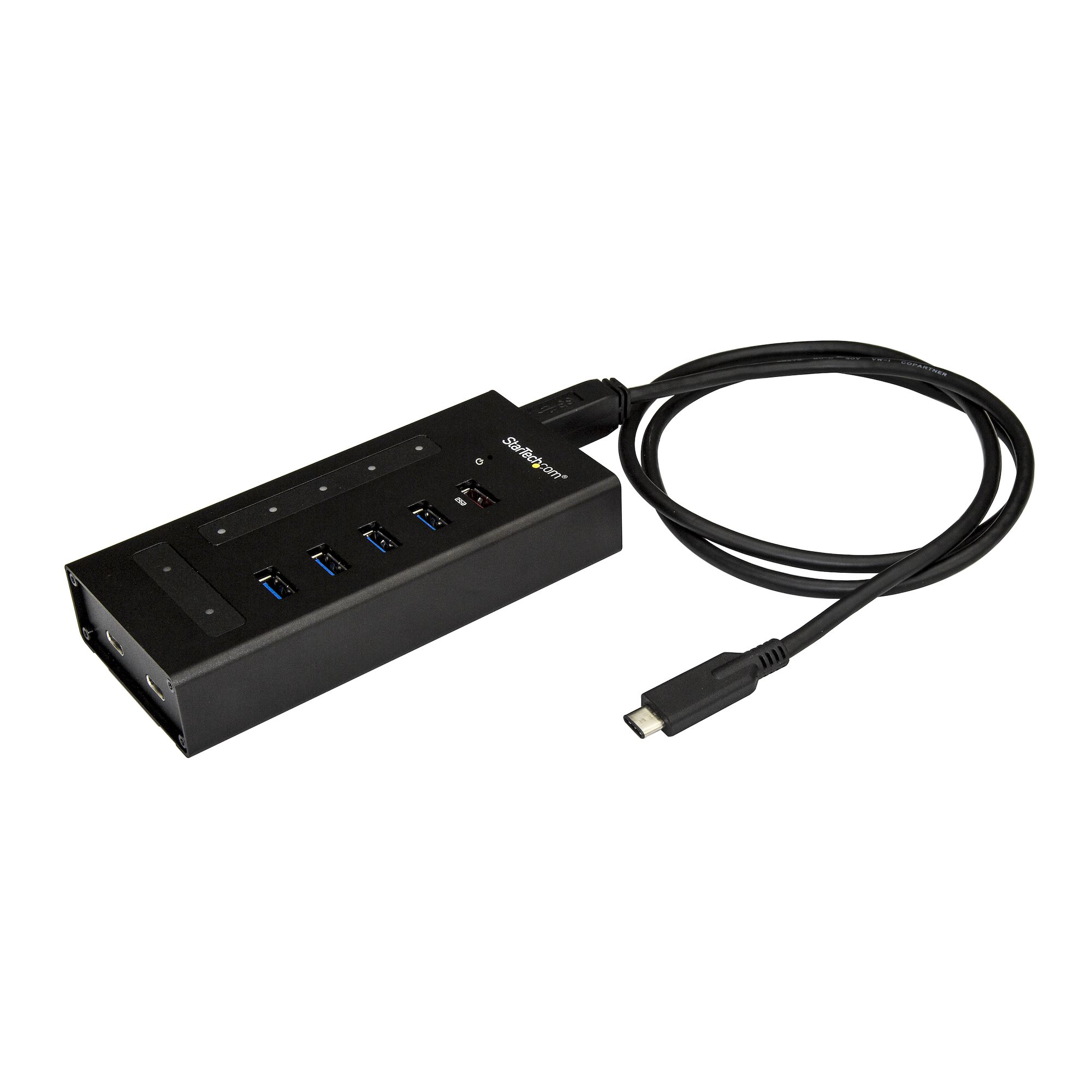 StarTech.com HB30C5A2CST interface hub USB 3.2 Gen 1 (3.1 Gen 1) Type-B 5000 Mbit/s Sort