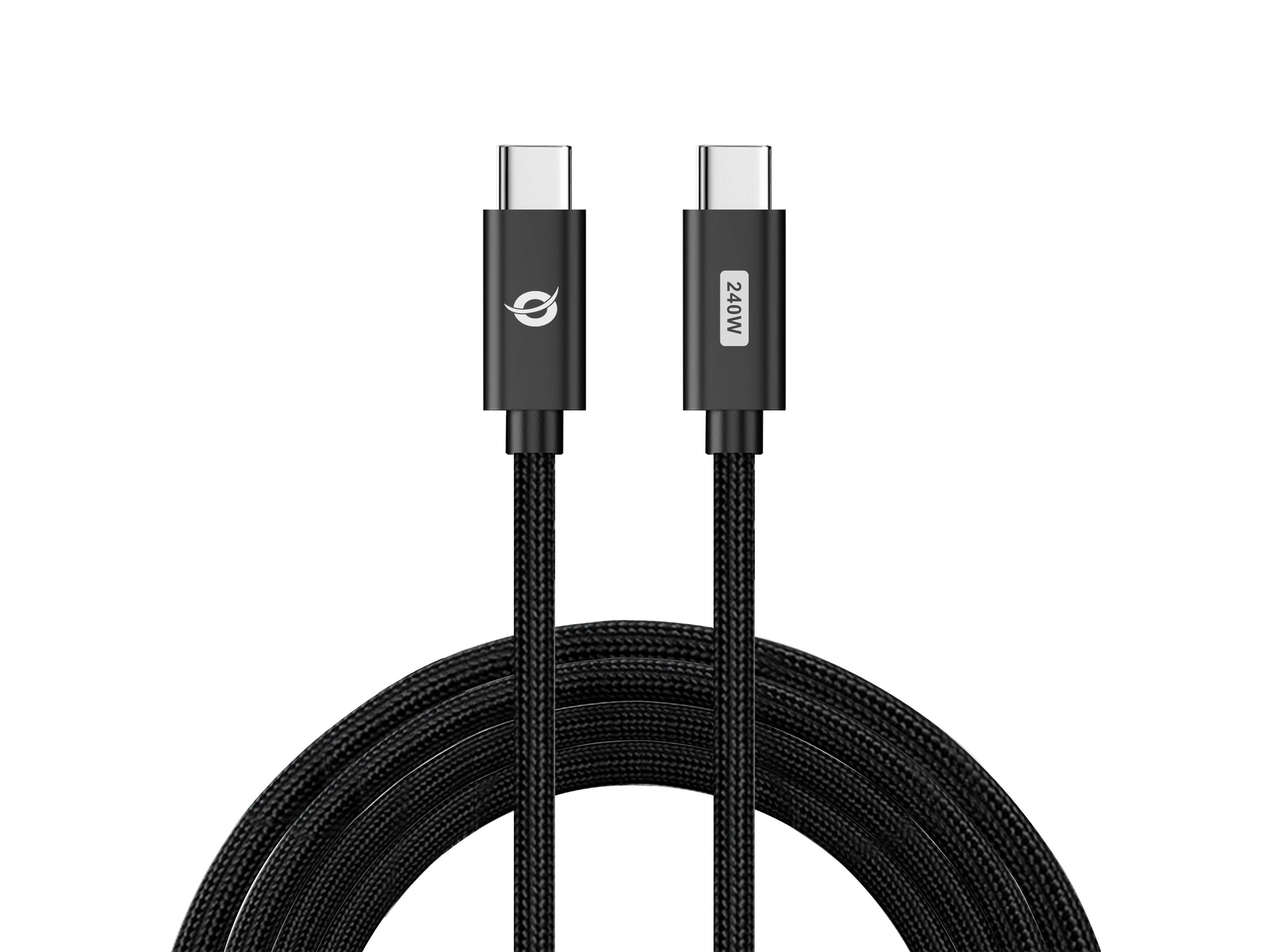 Conceptronic ETTA03B20 USB-kabel USB 2.0 2 m USB C Sort