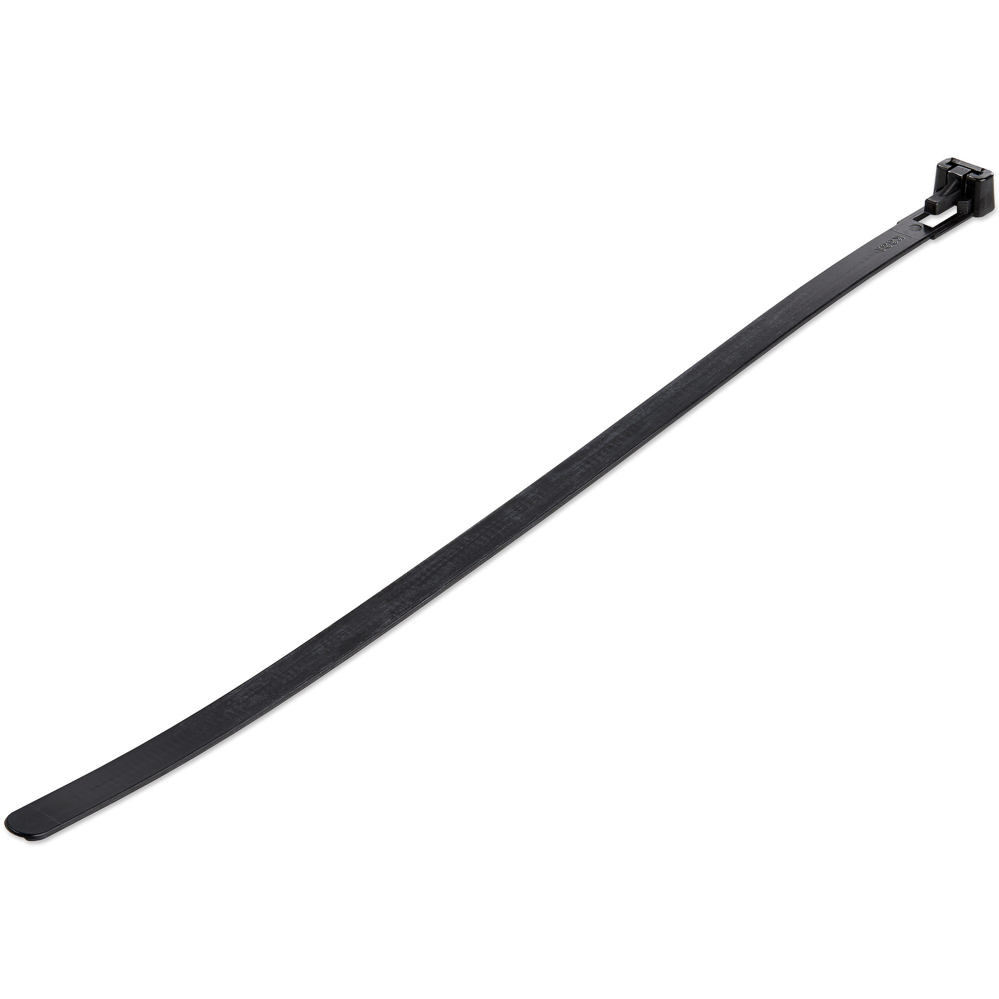 StarTech.com CBMZTRB10BK kabelsamler Udløselig kabelbinder Nylon, Plast Sort 1000 stk