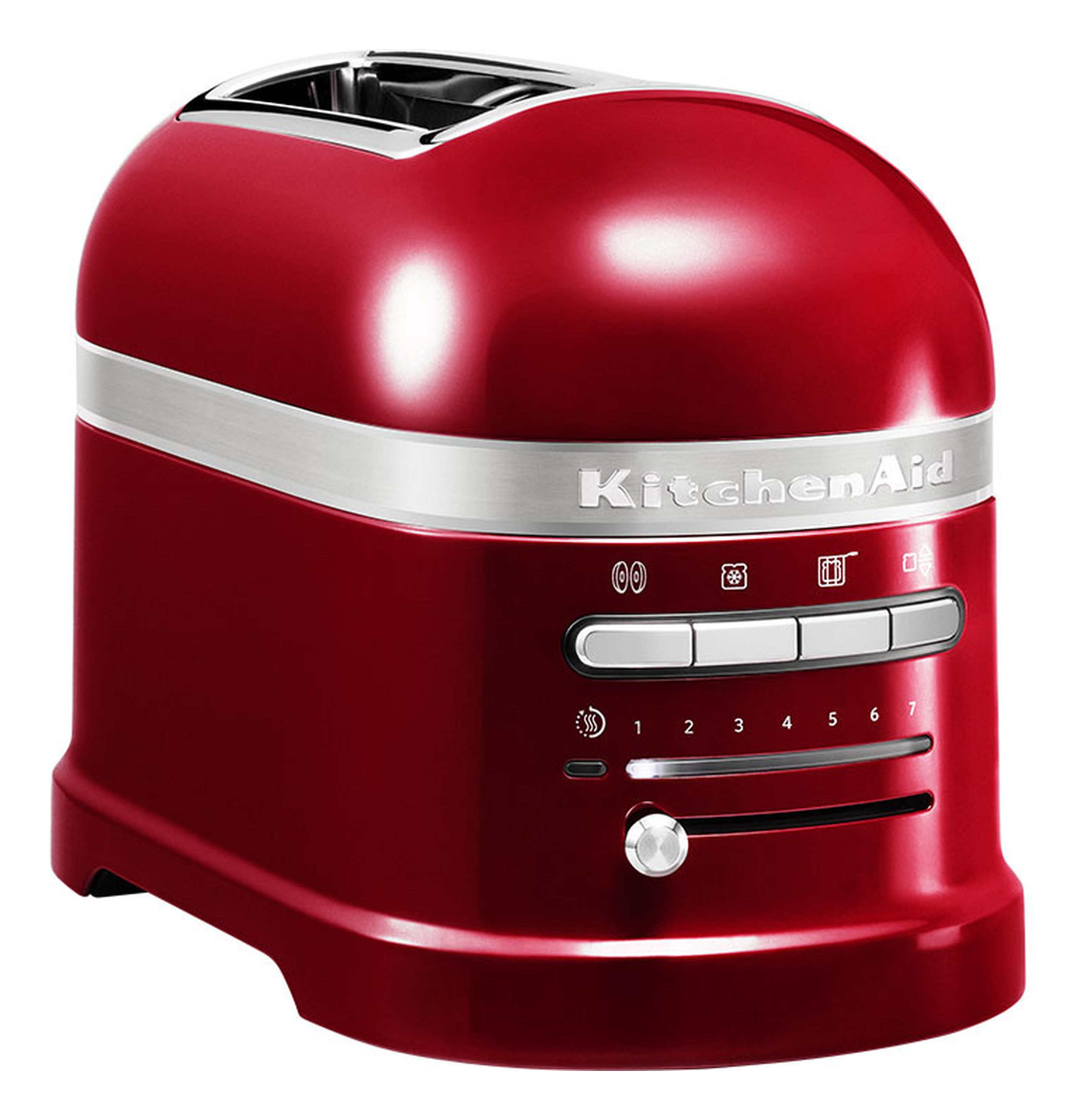 KitchenAid 5KMT2204ECA 7 2 skive(r) 1250 W Rød, Rustfrit stål