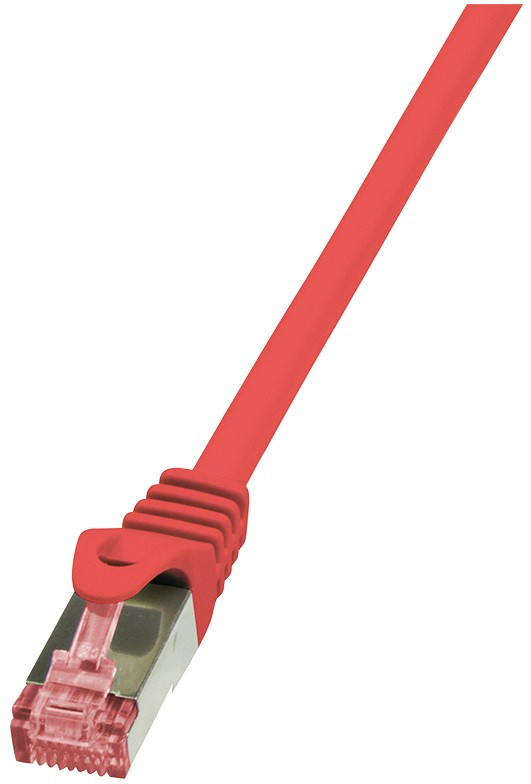 LogiLink Cat.6 S/FTP, 0.5m netværkskabel Rød 0,5 m Cat6 S/FTP (S-STP)