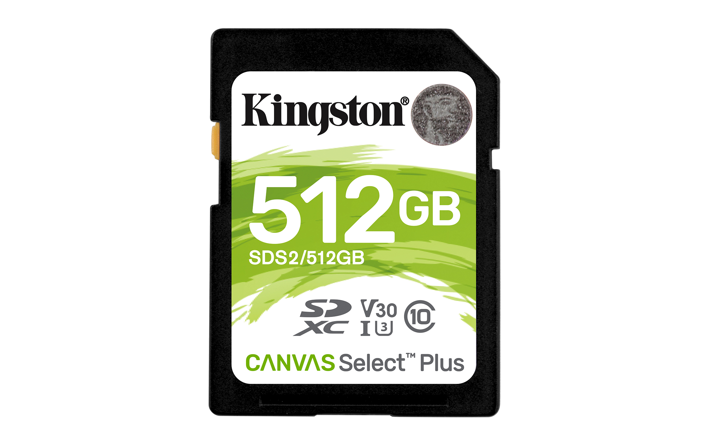Kingston Technology 512 GB SDXC Canvas Select Plus 100R C10 UHS-I U3 V30
