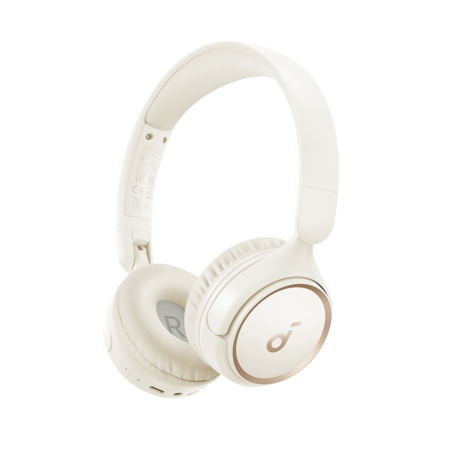Anker H30I - WHITE Headset Trådløs Opkald/musik USB Type-C Bluetooth Hvid