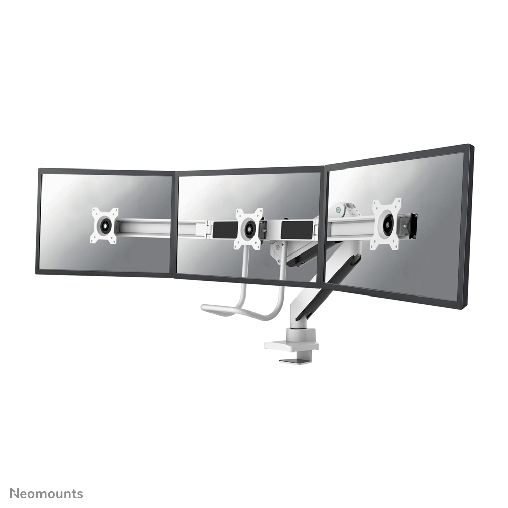 Neomounts NM-D775DX3WHITE skærmbeslag og -stativer 68,6 cm (27") Skrivebord Hvid