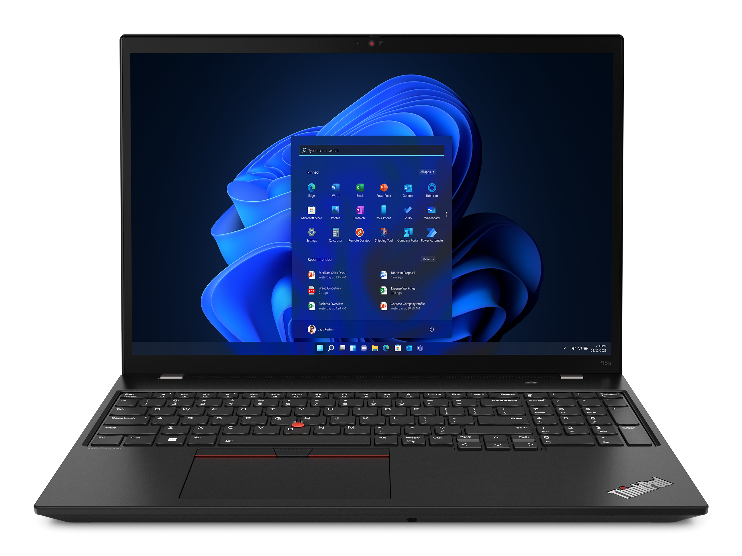 Lenovo ThinkPad P16s Gen 2 (Intel) Intel® Core™ i7 i7-1370P Mobil workstation 40,6 cm (16") WUXGA 32 GB LPDDR5x-SDRAM 1 TB SSD NVIDIA RTX A500 Wi-Fi 6E (802.11ax) Windows 11 Pro Tysk Sort
