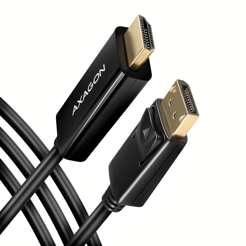 Axagon RVD-HI14C2 videokabel adapter 1,8 m HDMI Type A (Standard) DisplayPort Sort