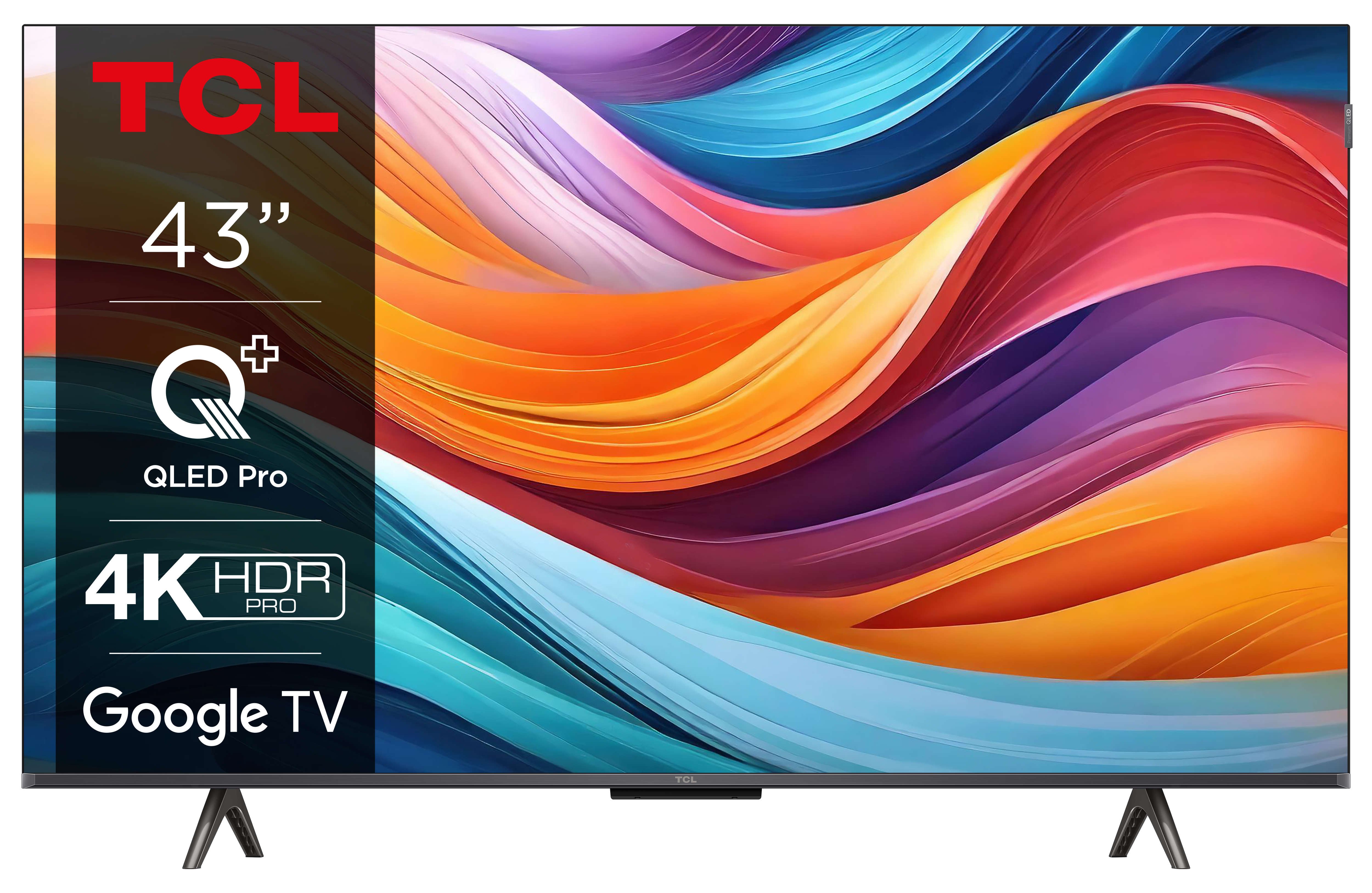 TCL T7B 43T7B TV 109,2 cm (43") 4K Ultra HD Smart TV Wi-Fi Titanium 430 cd/m²