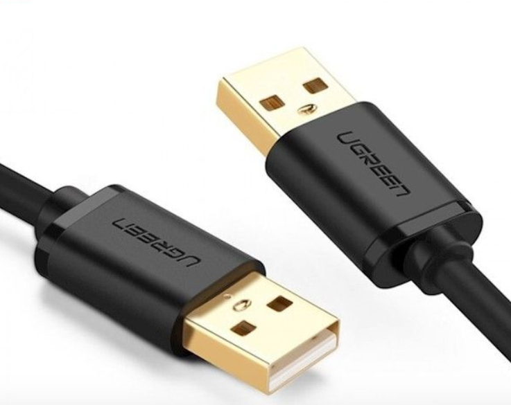Ugreen 10311 USB-kabel USB 2.0 2 m USB A Sort, Guld