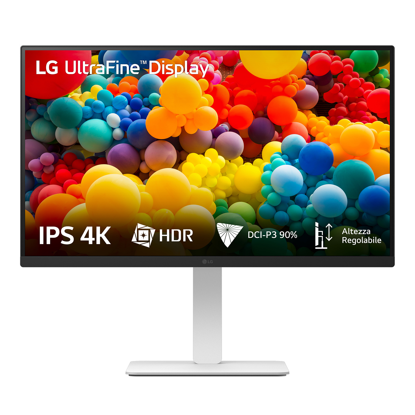 LG 27US550-W computerskærm 68,6 cm (27") 3840 x 2160 pixel 4K Ultra HD LCD Hvid