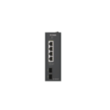 D-Link DIS-100G-06P netværksswitch Ikke administreret L2 Gigabit Ethernet (10/100/1000) Strøm over Ethernet (PoE) DIN rail Sort