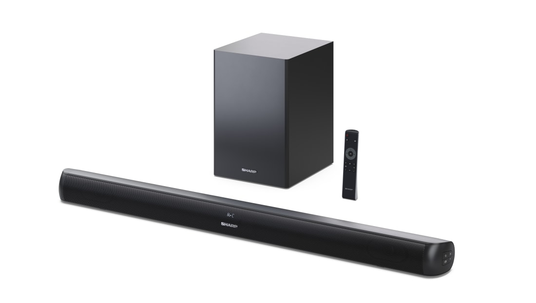 Sharp HT-SBW202 SoundBar højttaler Sort 2.1 kanaler 100 W