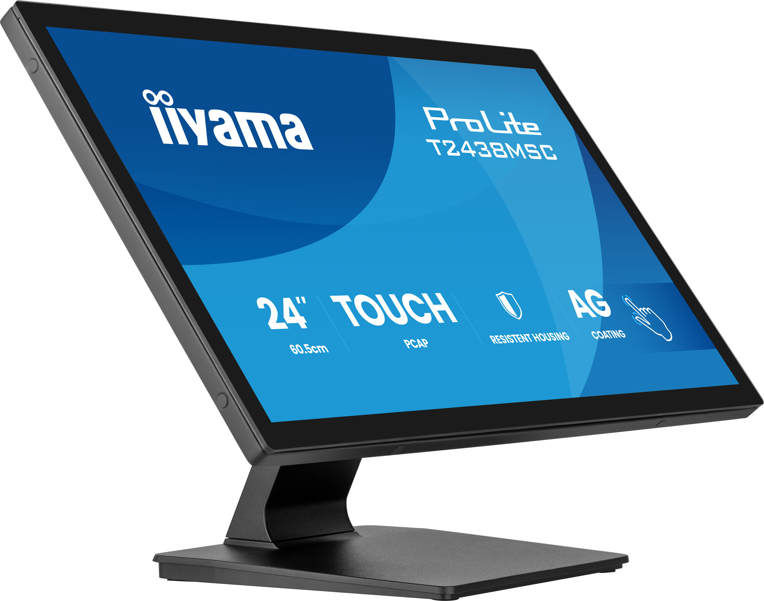 iiyama ProLite T2438MSC-B2 computerskærm 60,5 cm (23.8") 1920 x 1080 pixel Fuld HD Berøringsskærm