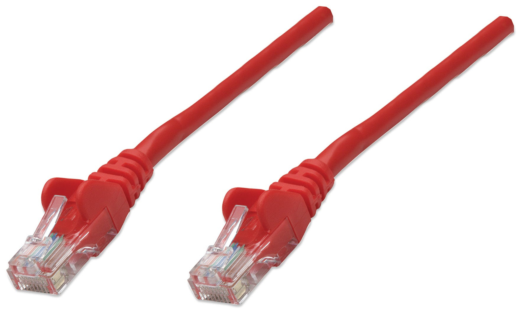 Intellinet Cat5e UTP, 3m netværkskabel Rød U/UTP (UTP)