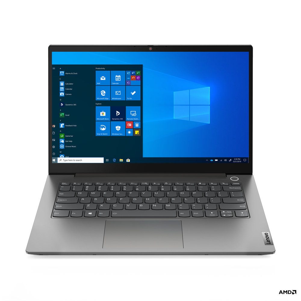Lenovo ThinkBook 14 G3 ACL AMD Ryzen™ 5 5500U Laptop 35,6 cm (14") Fuld HD 8 GB DDR4-SDRAM 256 GB SSD Wi-Fi 6 (802.11ax) Windows 10 Pro Nordisk Grå