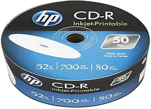 HP CRE00070WIP blank CD CD-R 700 MB 52x 50 stk