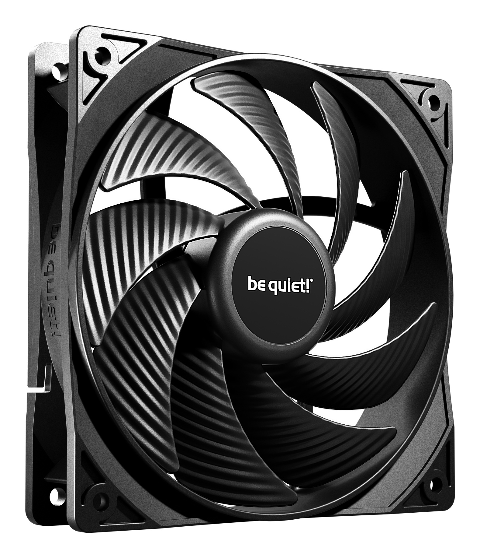 be quiet! Pure Wings 3 120 mm PWM high-speed Triple Pack Computerkabinet Ventilator 12 cm Sort 3 stk