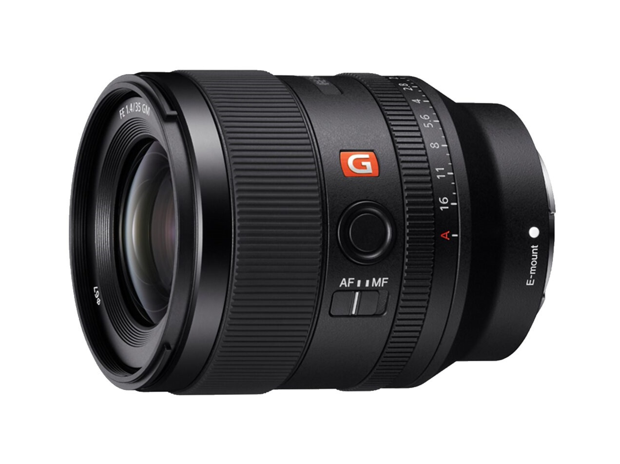 Sony FE 35MM F1.4 GM MILC Bred linse Sort