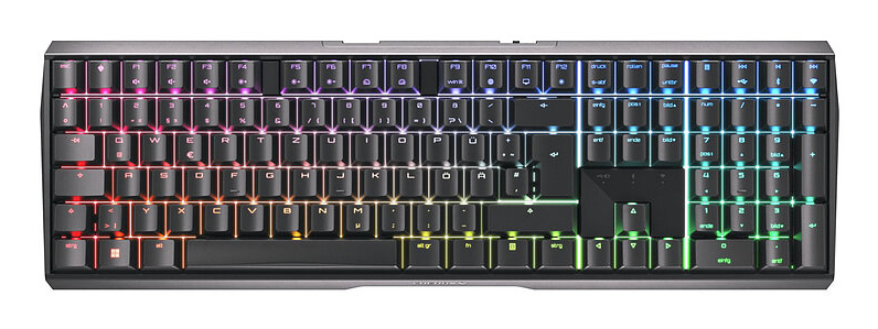 CHERRY MX 3.0S Wireless tastatur Spil RF trådløs + Bluetooth QWERTZ Tysk Sort