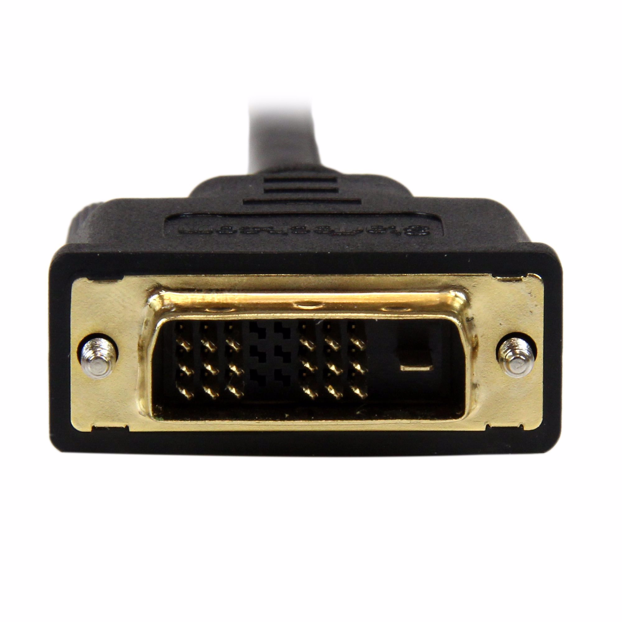 StarTech.com HDDDVIMM1M videokabel adapter 1 m Micro-HDMI DVI-D Sort