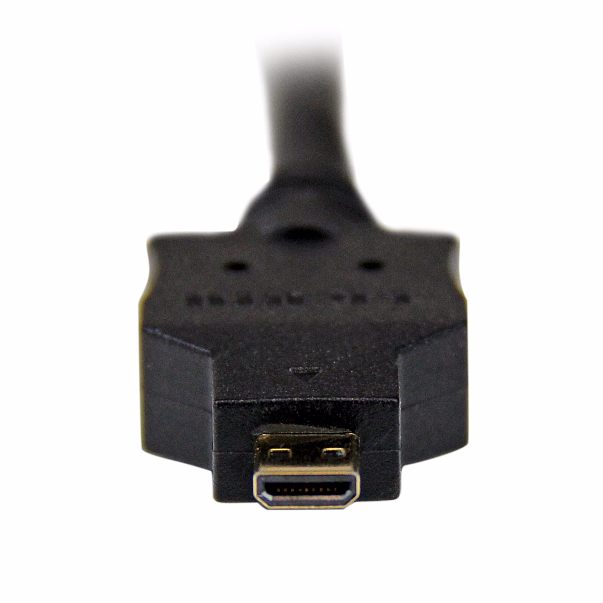 StarTech.com HDDDVIMM1M videokabel adapter 1 m Micro-HDMI DVI-D Sort