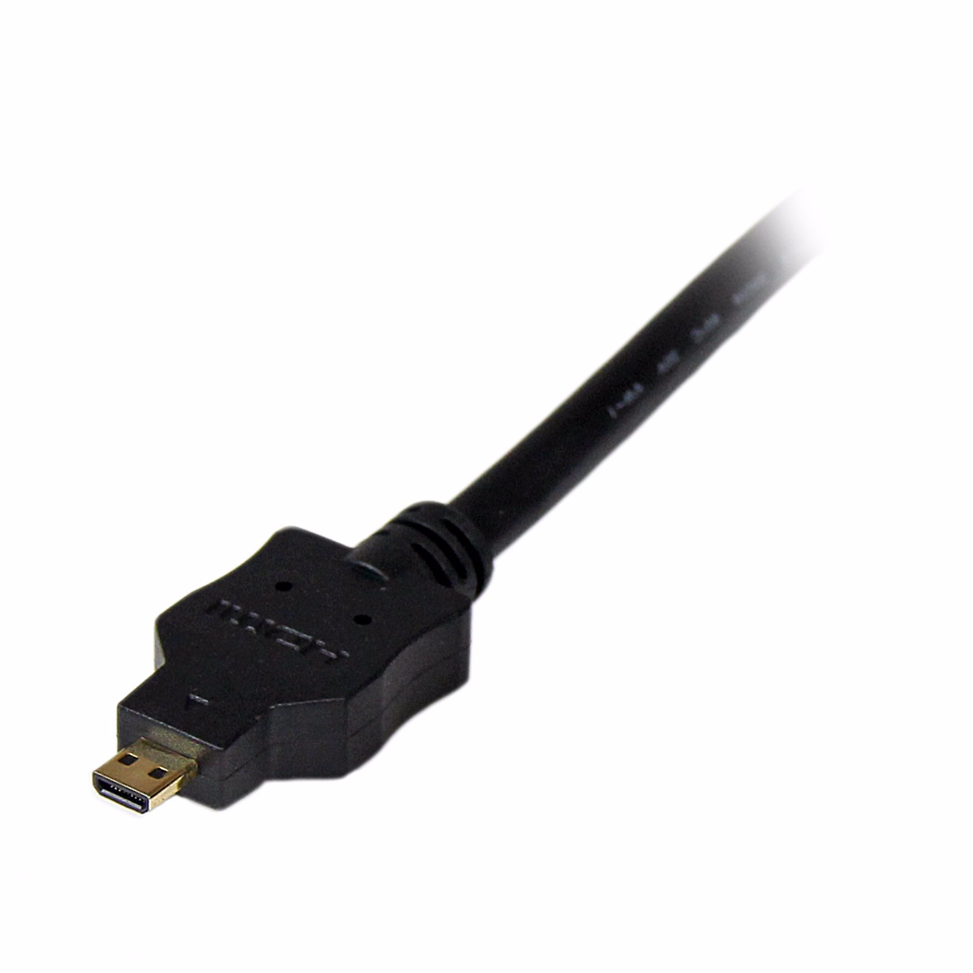 StarTech.com HDDDVIMM1M videokabel adapter 1 m Micro-HDMI DVI-D Sort