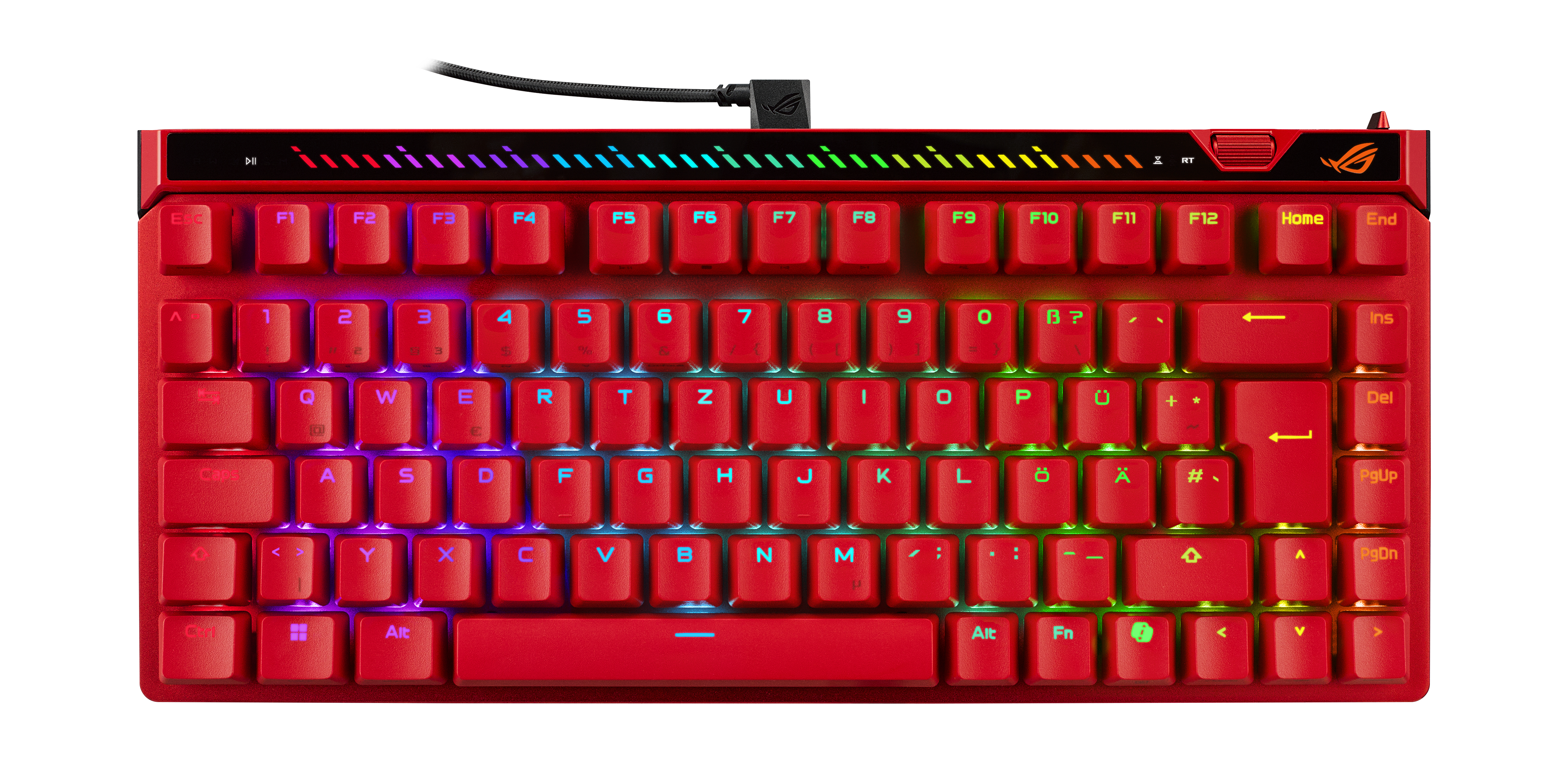ASUS ROG Falchion Ace 75 HE tastatur Spil USB QWERTZ Rød