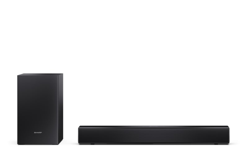 Sharp HT-SBW121 SoundBar højttaler Sort 2.1 kanaler