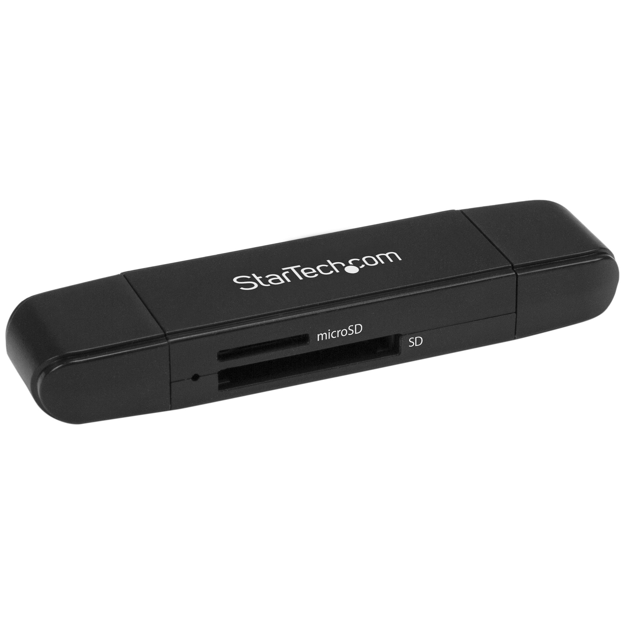 StarTech.com SDMSDRWU3AC kortlæser USB 3.2 Gen 1 (3.1 Gen 1) Type-A/Type-C Sort