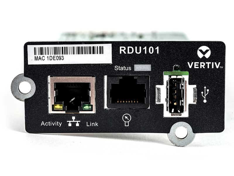 Vertiv IntelliSlot RDU101 Intern Ethernet 100 Mbit/s