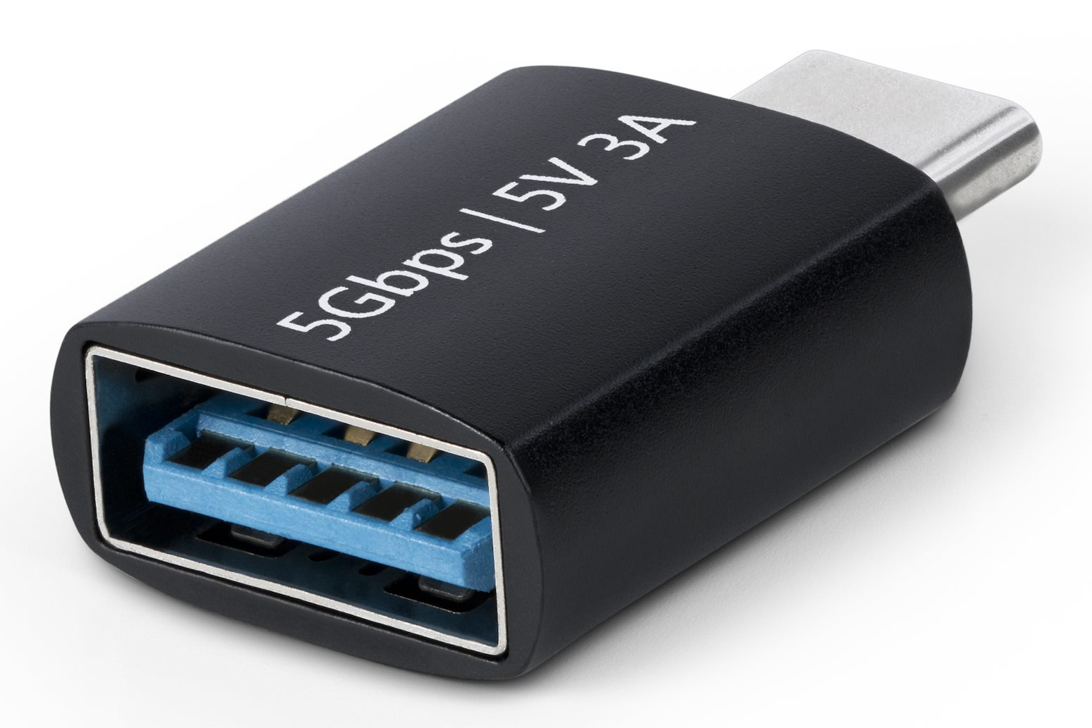 StarTech.com USB31CAADGCP kabel kønsskifter USB Type-C USB Type-A Sort