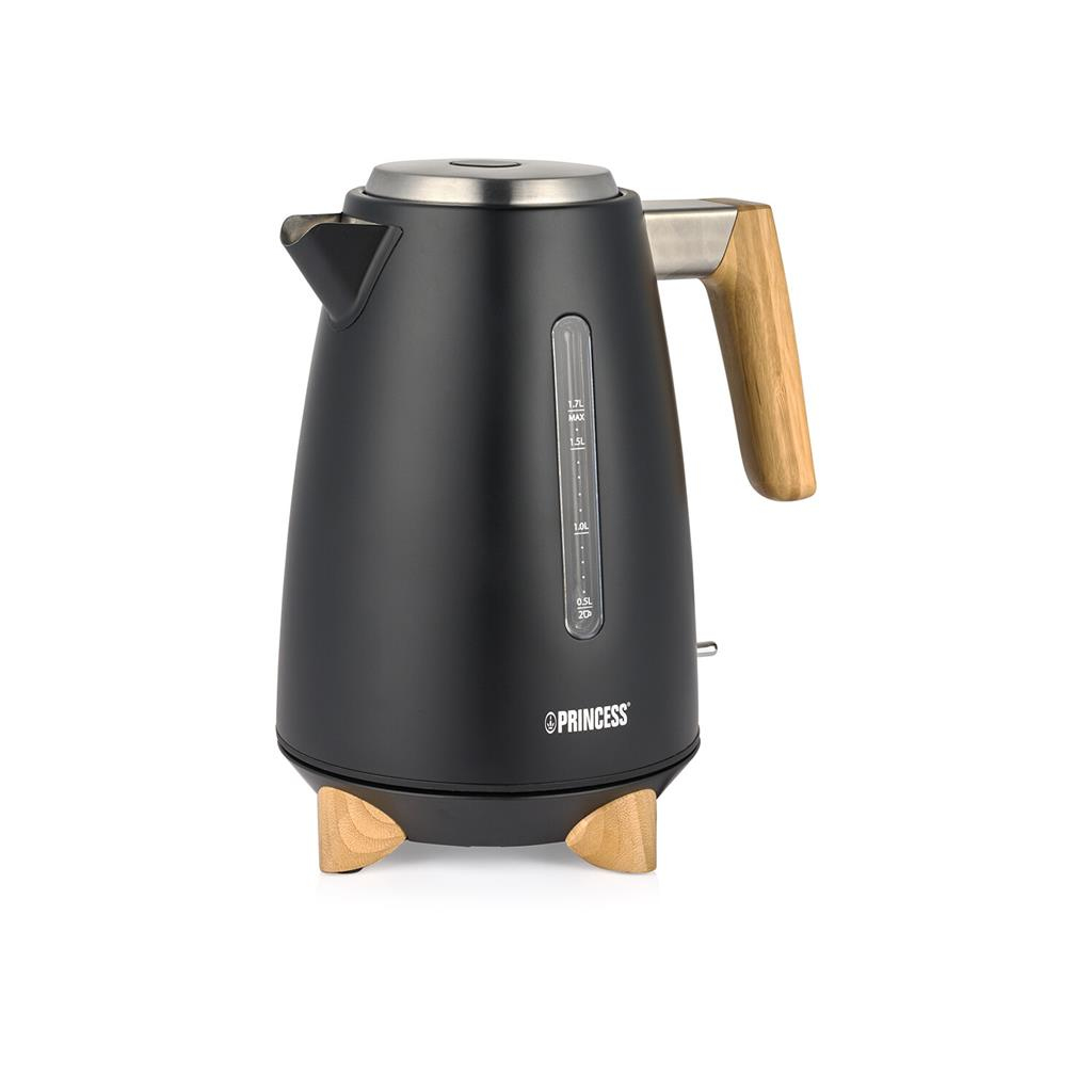 Princess 01.236061.01.001 elkedel 1,7 L 3000 W Beige, Sort