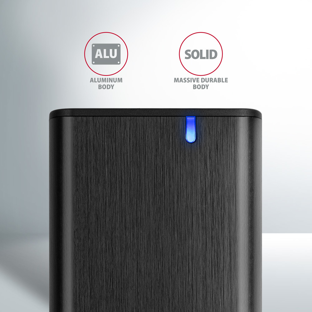 Axagon EEM2-SB2 drevkabinet SSD kabinet Sort M.2