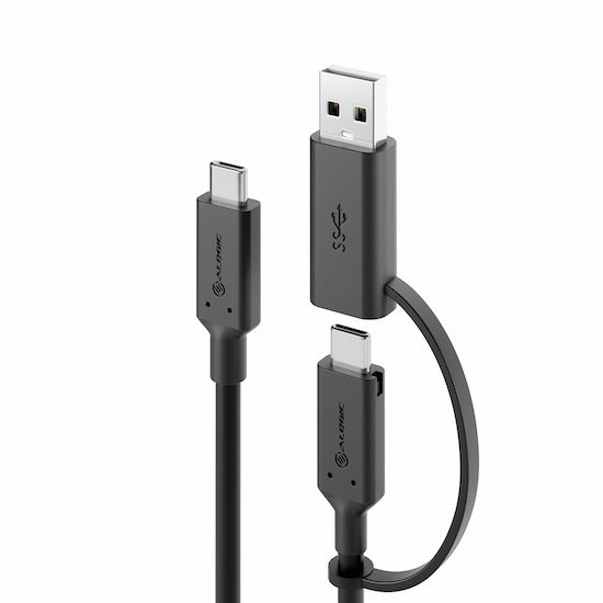 ALOGIC ELCCA3212-BK USB-kabel USB 3.2 Gen 2 (3.1 Gen 2) 1,2 m USB C Sort