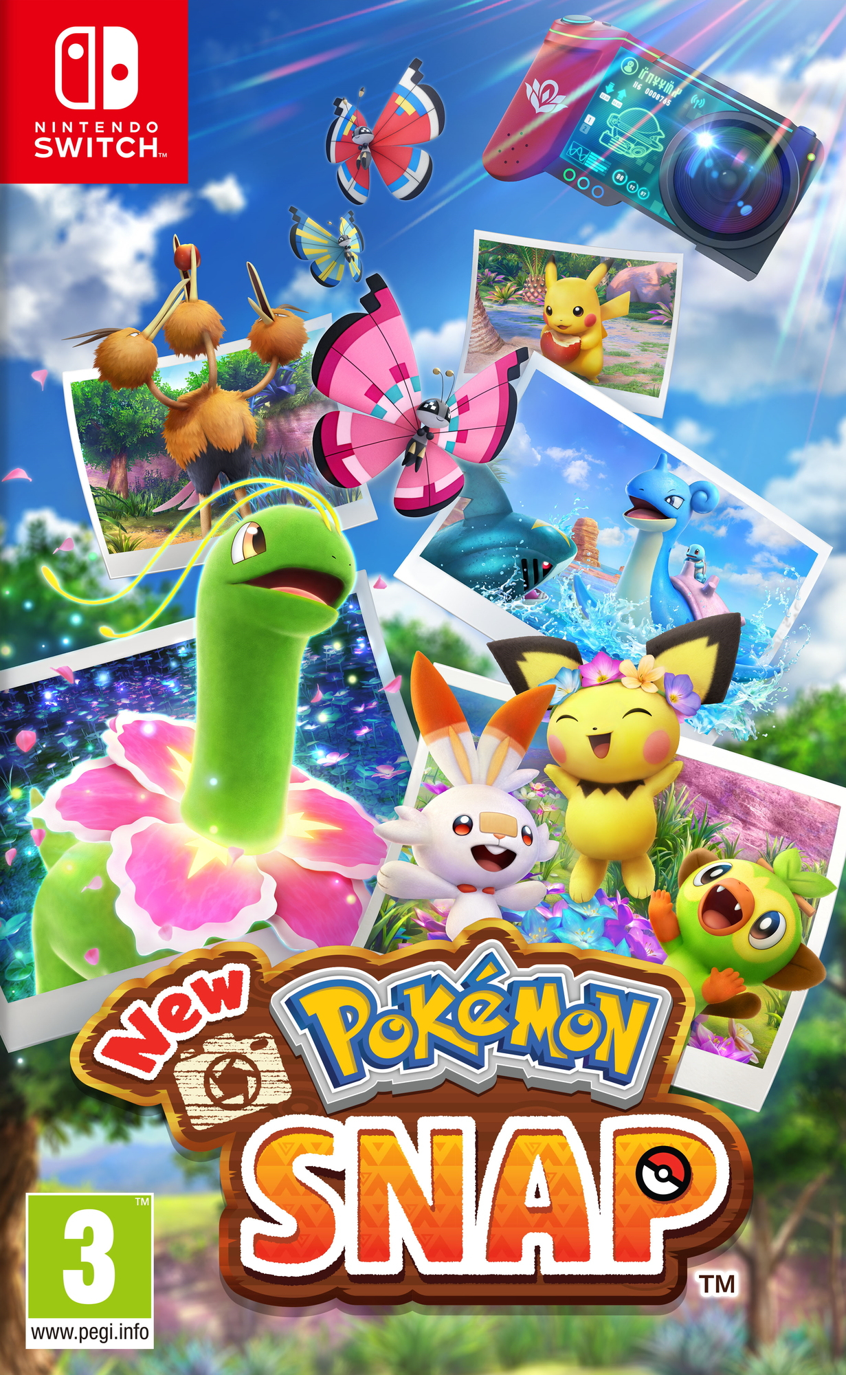 Nintendo New Pokémon Snap Standard Forenklet kinesisk, Traditionelt kinesisk, Tysk, Engelsk, Spansk, Fransk, Italiensk, Japansk, Koreansk Nintendo Switch