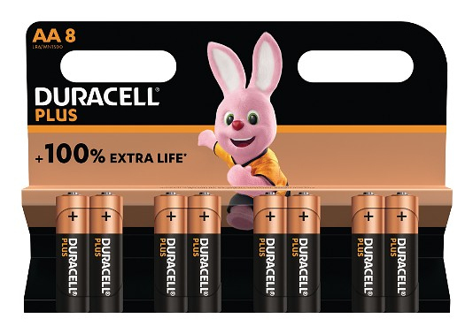 Duracell Plus Engangsbatteri AA Alkaline