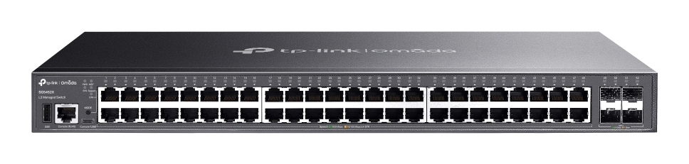 TP-Link Omada SG5452X netværksswitch Administreret L3 Gigabit Ethernet (10/100/1000) Sort