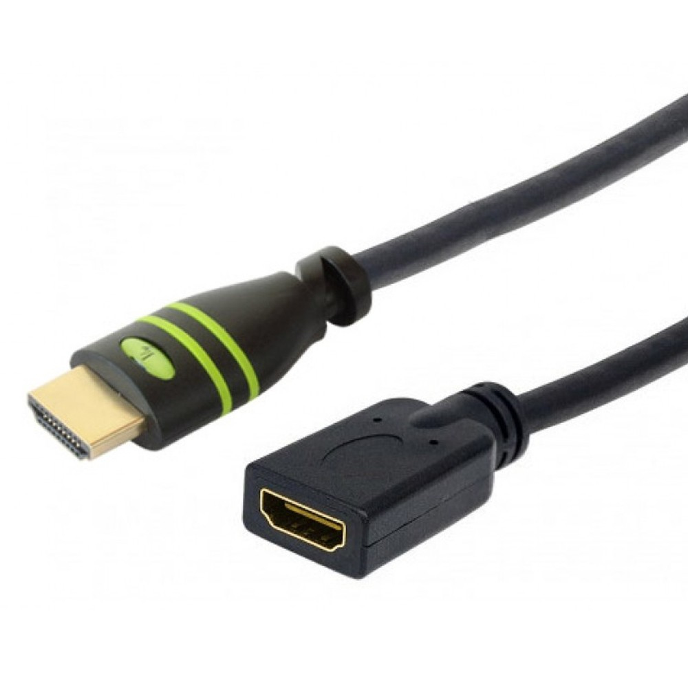 Techly ICOC HDMI-4-EXT018 HDMI-kabel 1,8 m HDMI Type A (Standard) Sort