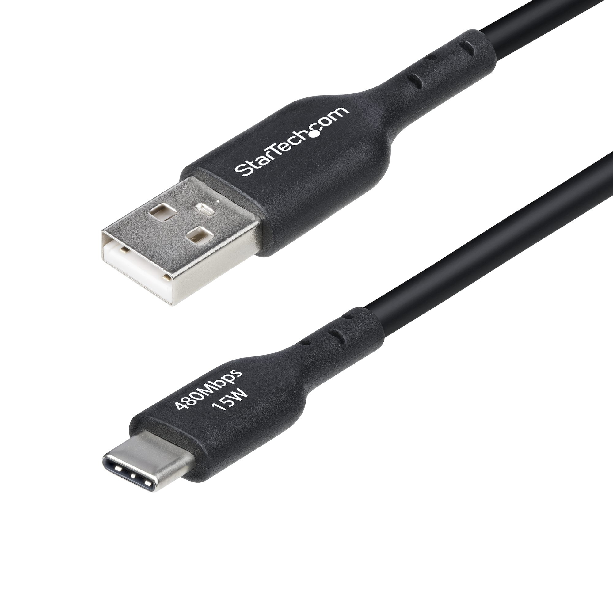StarTech.com USB2AC3MNC USB-kabel USB 2.0 3 m USB A USB C Sort