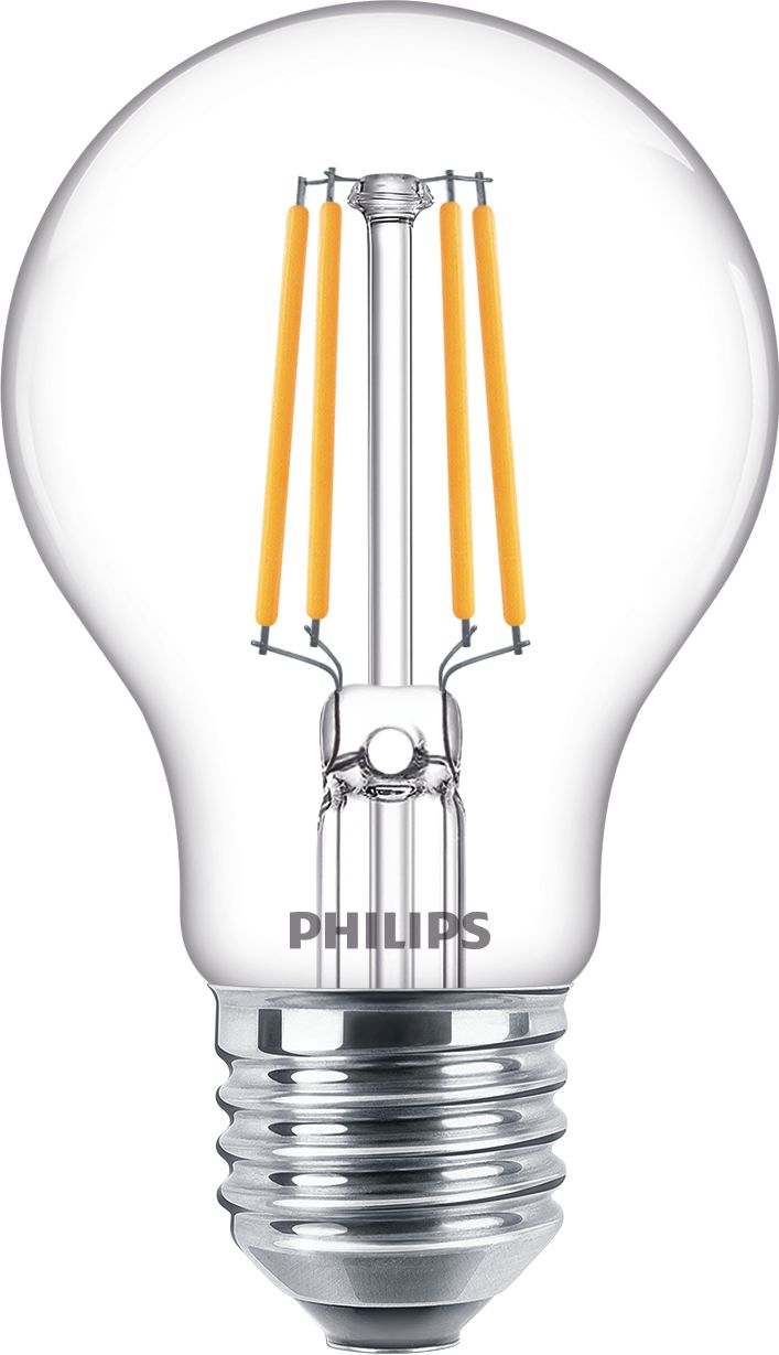 Philips Filament pære, klar 40 W A60 E27