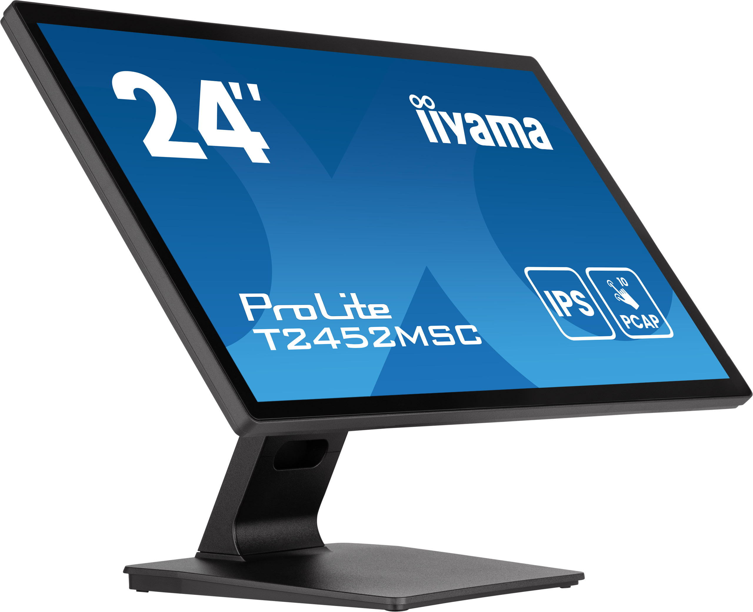 iiyama ProLite T2452MSC-B1AG computerskærm 60,5 cm (23.8") 1920 x 1080 pixel Fuld HD LED Berøringsskærm Sort